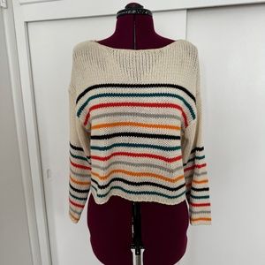 Rip Curl Cropped Knit Sweater